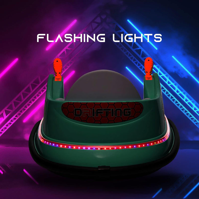 Load image into Gallery viewer, 6V Kids Ride-On Bumper Car with Remote Control, 360° Spin and Flashing Lights for Toddlers
