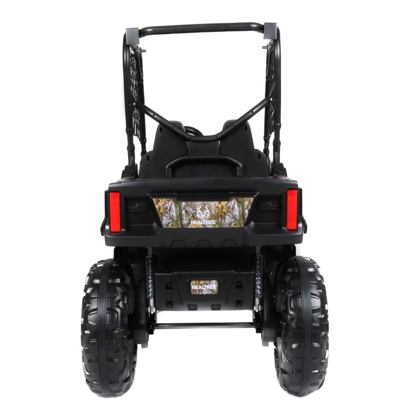 Load image into Gallery viewer, 24V Electric UTV for Two Riders with Large Storage Compartment Dual Drive Option - Jet Black
