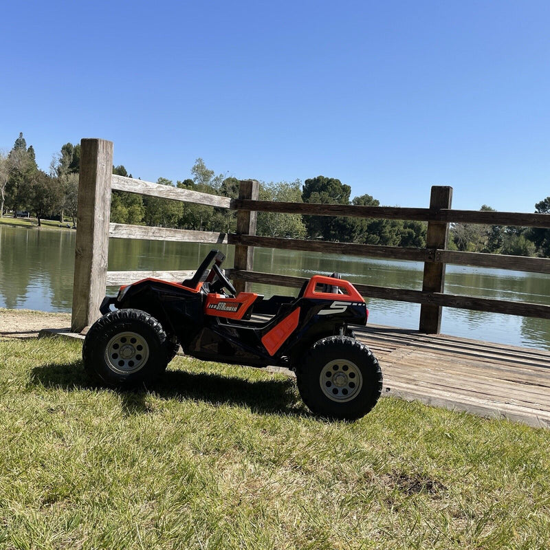 Load image into Gallery viewer, 24V Touchscreen Clash Ride-On Mega Buggy - UTV Adventure Vehicle for Two - Razor UTV Inspired - Off-Road All-Terrain Fun Machine - Can-Am Style
