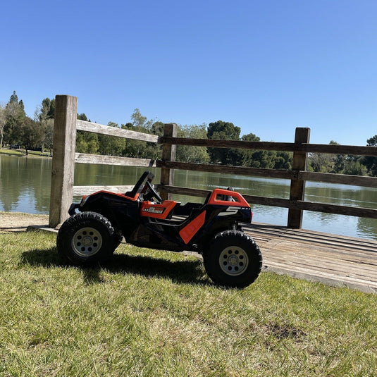 24V Touchscreen Clash Ride-On Mega Buggy - UTV Adventure Vehicle for Two - Razor UTV Inspired - Off-Road All-Terrain Fun Machine - Can-Am Style