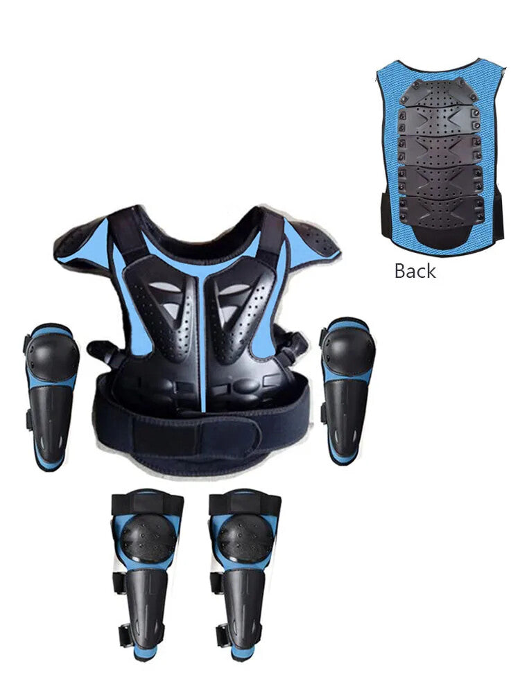 Load image into Gallery viewer, Kids Motocross Body Armor Back Protector Ride-On Horse Toy for Ages 4-15 Years
