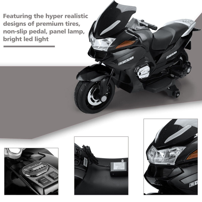 Load image into Gallery viewer, TOBBI 12V Electric Kids Dirt Bike with Training Wheels - Ride On Motorbike for Young Riders
