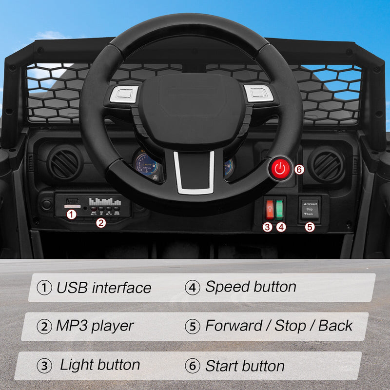 Load image into Gallery viewer, 12V Kids Ride-On Truck with Remote Control, Power Wheels, and LED Lights
