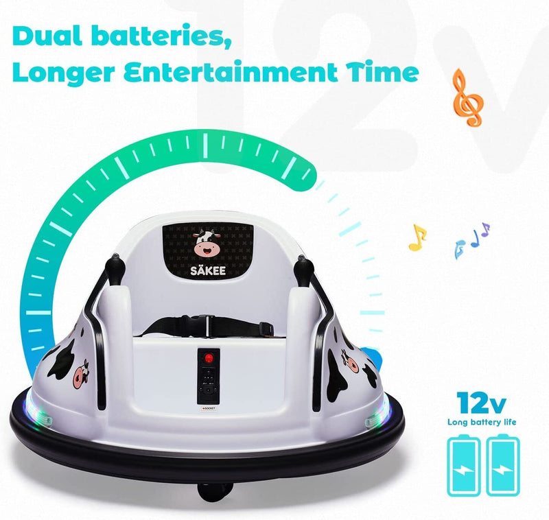 Load image into Gallery viewer, Flashing Lights Music Stickers for Electric Bumper Cars - SÄKEE Remote Control
