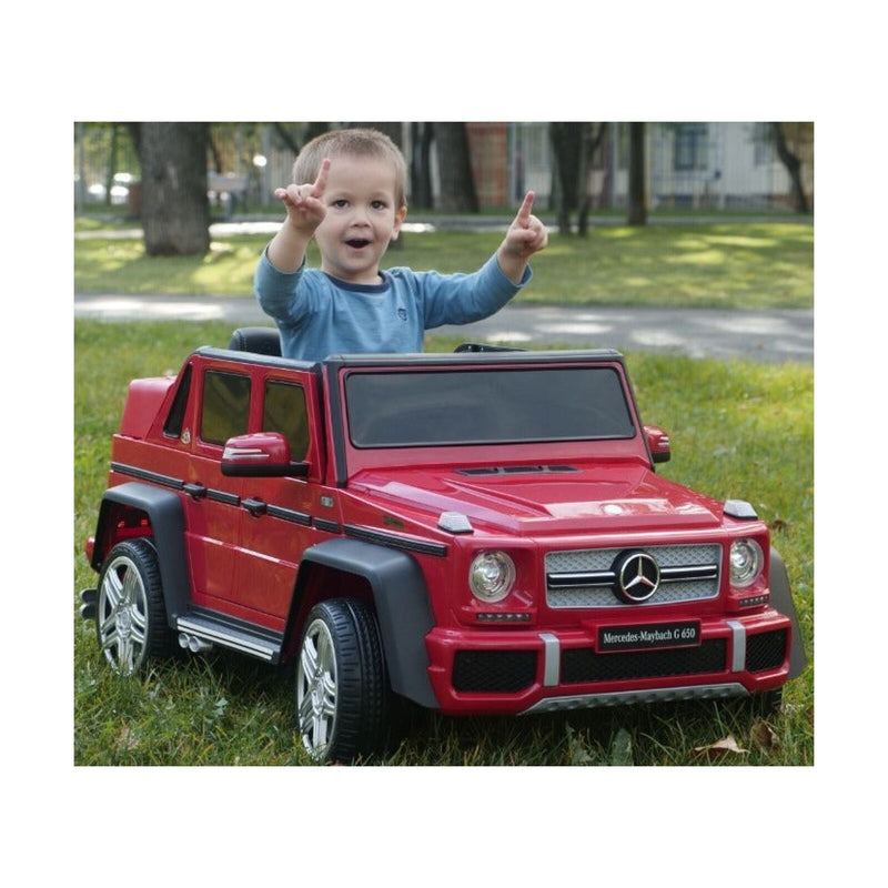 Load image into Gallery viewer, 2022 Mercedes Maybach G650 Ride On Kids Toy Car 12V AMG Upgraded Version with Remote Control and Realistic Features
