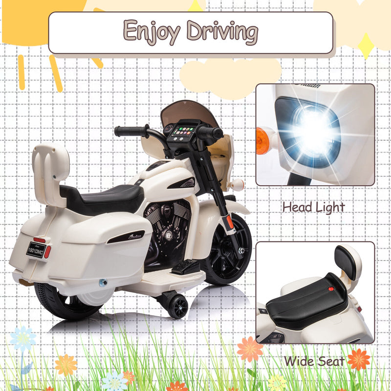 Load image into Gallery viewer, 6V Electric Kids Ride-On Dirt Bike with USB AUX Music and Headlight

