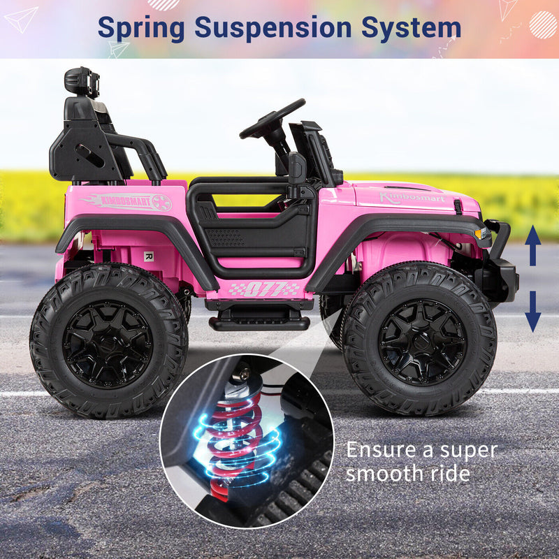 Load image into Gallery viewer, Kimbosmart 24V 4WD Children&#39;s Electric Ride-On Truck with Remote Control and Battery Level Alert
