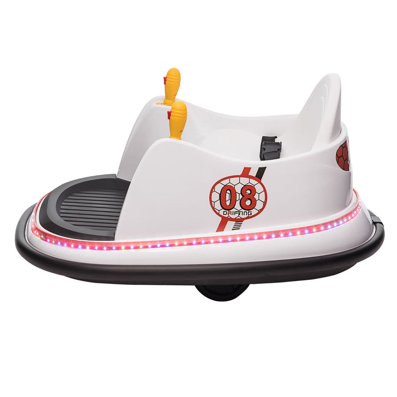 Load image into Gallery viewer, 6V Kids Ride-On Bumper Car with Remote Control, 360° Spin and Flashing Lights for Toddlers
