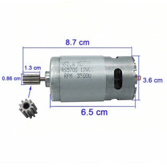 Replacement Motor Gearbox for Electric Bikes and Toys