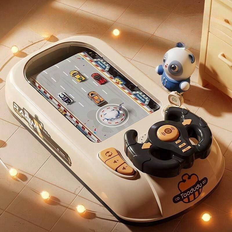 Load image into Gallery viewer, Racing Adventure Musical Steering Wheel Toy Car for Kids Driving Game

