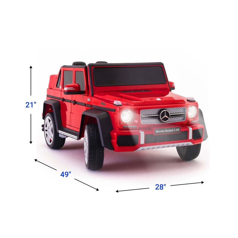 Load image into Gallery viewer, 2022 Mercedes Maybach G650 Ride On Kids Toy Car 12V AMG Upgraded Version with Remote Control and Realistic Features
