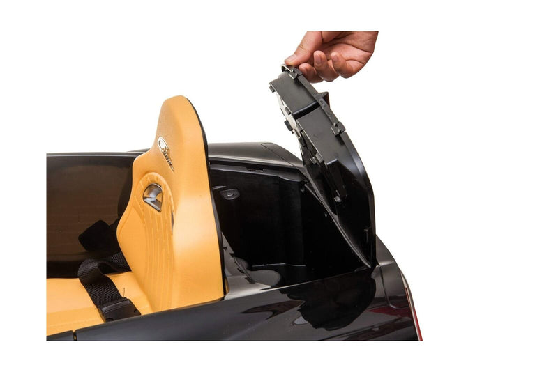 Load image into Gallery viewer, DAKOTT Bugatti Chiron Electric Ride-On Vehicle in Sleek Black
