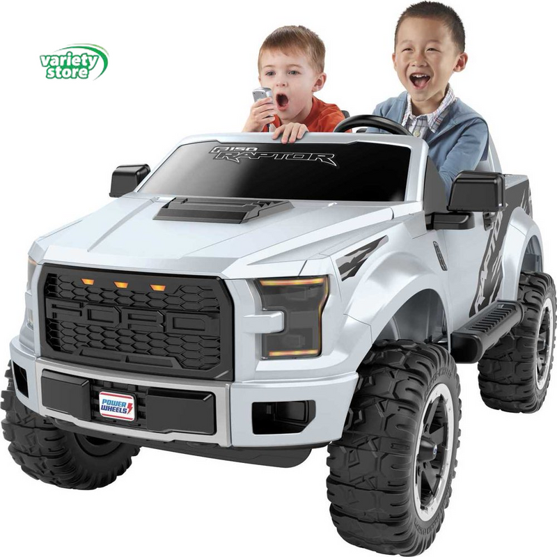 Load image into Gallery viewer, Power Wheels Ford F150 Raptor Electric-Powered Ride-On Truck with Sound Effects
