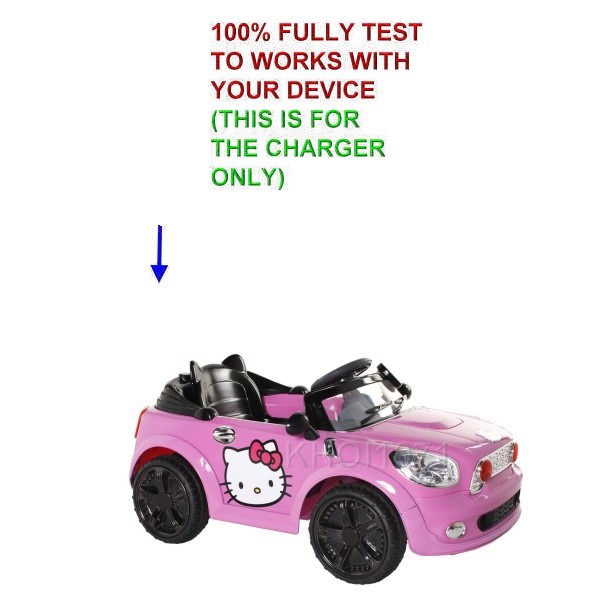 Load image into Gallery viewer, AC Wall Charger Adapter for 6V Ride-On Car Battery Compatible with Karaoke Models
