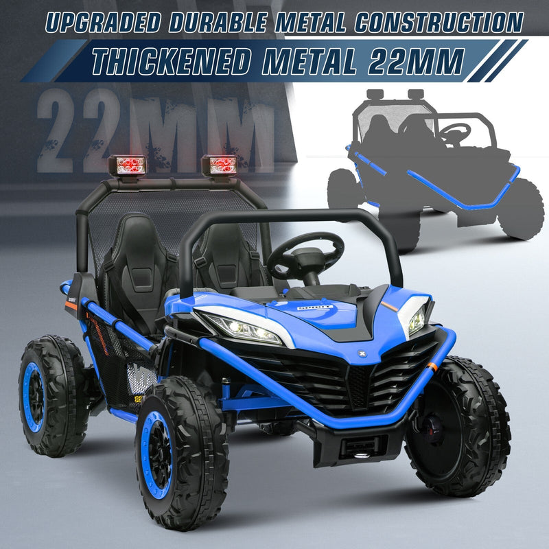 Load image into Gallery viewer, 24V Electric Kids Ride-On UTV Truck with 2 Seats, 4WD and Remote Control, 4x80W Motors

