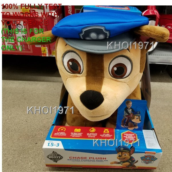 Load image into Gallery viewer, 6V AC Wall Charger Adapter for Huffy PAW Patrol Chase Deluxe Ride-On Toy
