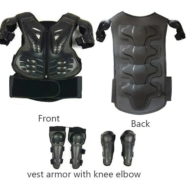 Load image into Gallery viewer, Kids Motocross Body Armor Back Protector Ride-On Horse Toy for Ages 4-15 Years
