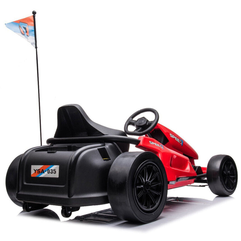 Load image into Gallery viewer, 24V Kids Electric Racing Car with Drift Mode - Battery Powered Ride-on Toy
