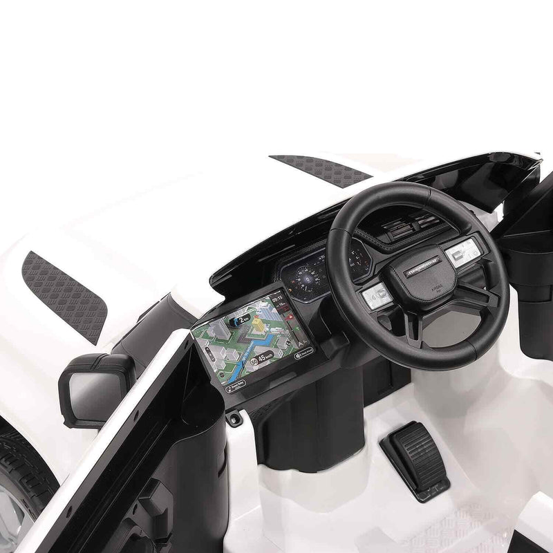 Load image into Gallery viewer, Licensed 12V Land Rover Defender Ride-On Car for Kids with LED Lights, MP3 Player, and Remote Control
