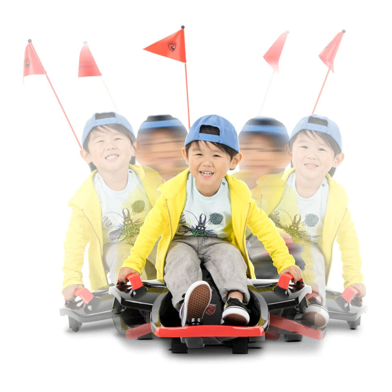 Load image into Gallery viewer, Compact 12V Rechargeable Ride-On Toy Vehicle - Rollplay Nighthawk Bolt, Black
