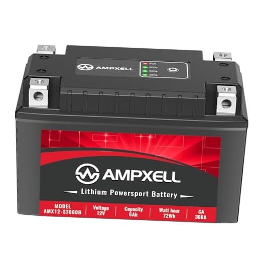 Load image into Gallery viewer, 12V 6Ah 360A Lithium Motorcycle Battery YTZ14S YTZ14S-BS Compatible
