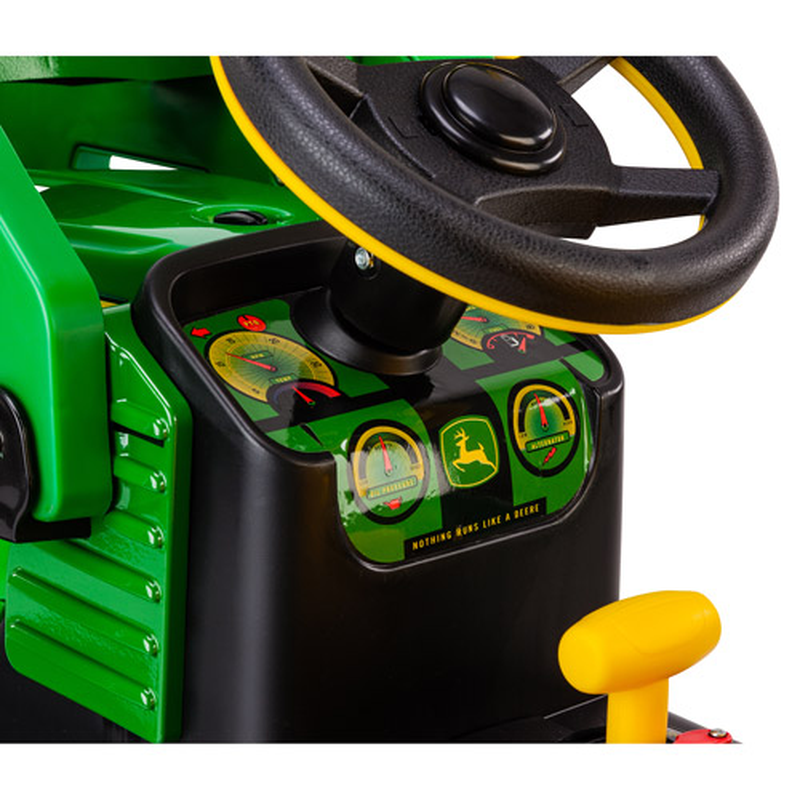 Load image into Gallery viewer, Adjustable Seat 12V Battery-Powered Ride-On Ground Loader with Flip-up Armrests
