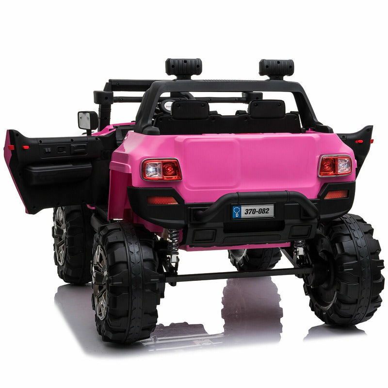 Load image into Gallery viewer, 2-Seater Pink SUV Truck Ride On Car with Parental Remote Control - 12V Battery Powered
