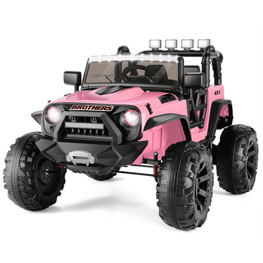 Electric 2 Seater Kids Ride On Truck with Remote Control and Powerful 200W Motors - 3 Speed Options and Long-Lasting Battery