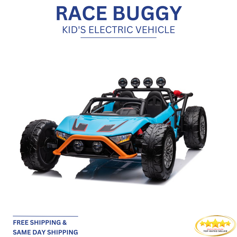 Load image into Gallery viewer, Super Slash Monster 2 seater Ride-on Race Buggy with 24V Power and Rubber Tires
