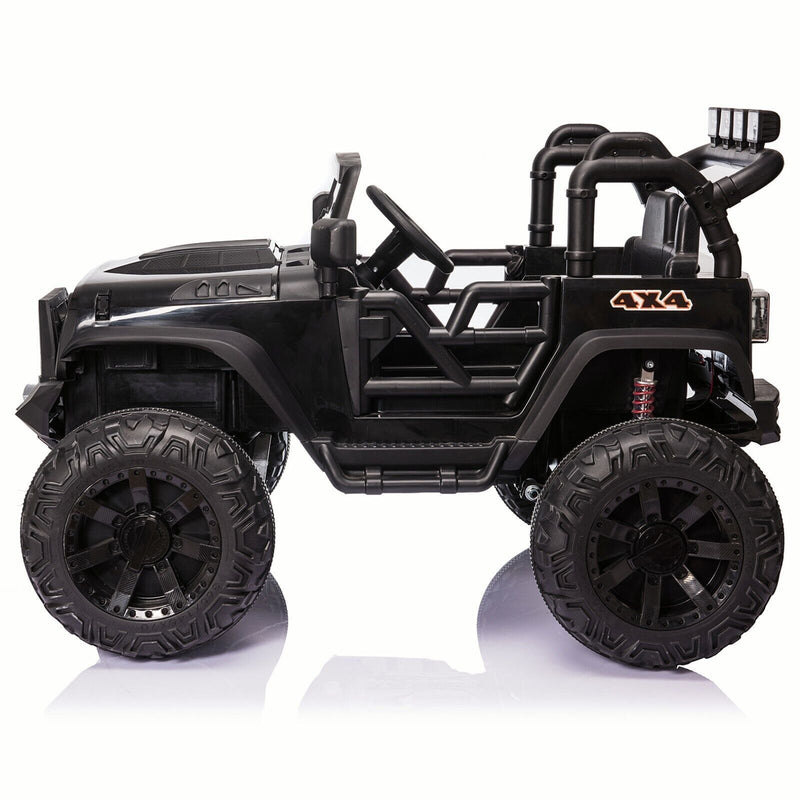Load image into Gallery viewer, 24V Battery-Powered Kids Ride On Truck with Trailer and RC Control - 3 Speeds, Camo Design

