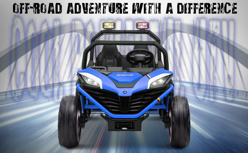 Load image into Gallery viewer, 24V Electric Kids Ride-On UTV Truck with 2 Seats, 4WD and Remote Control, 4x80W Motors
