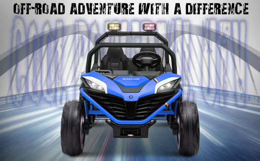 24V Electric Kids Ride-On UTV Truck with 2 Seats, 4WD and Remote Control, 4x80W Motors