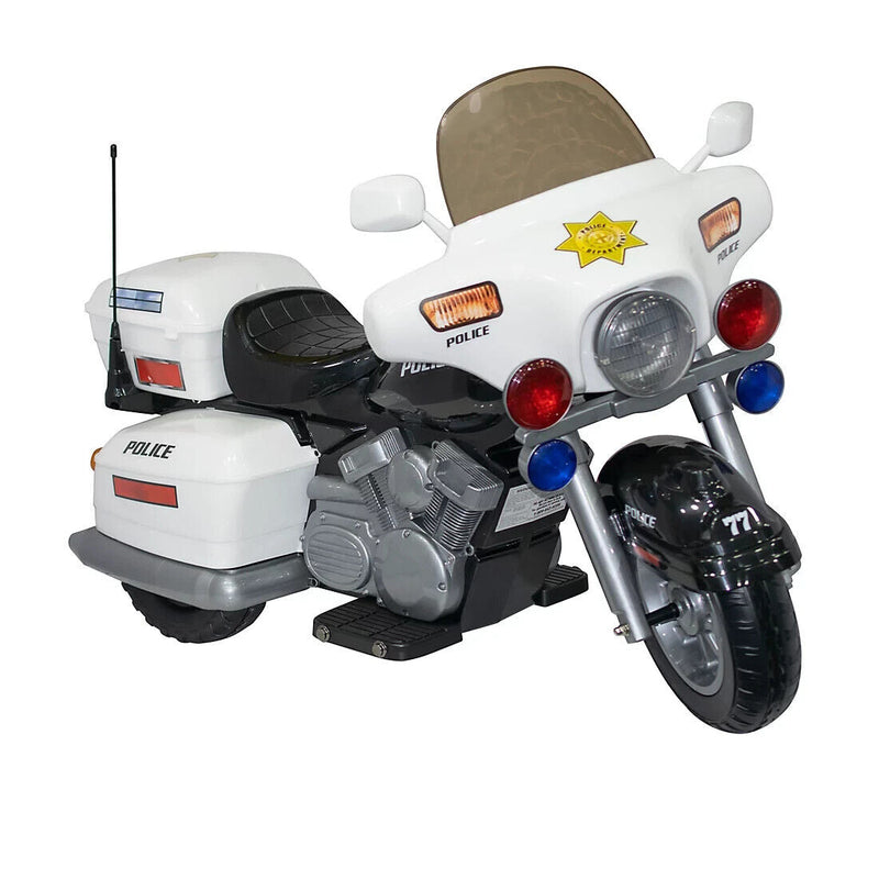Load image into Gallery viewer, Kids Electric Police Motorbike Ride-On Toy for Boys and Girls - 12v Motorized Motorcycle Car
