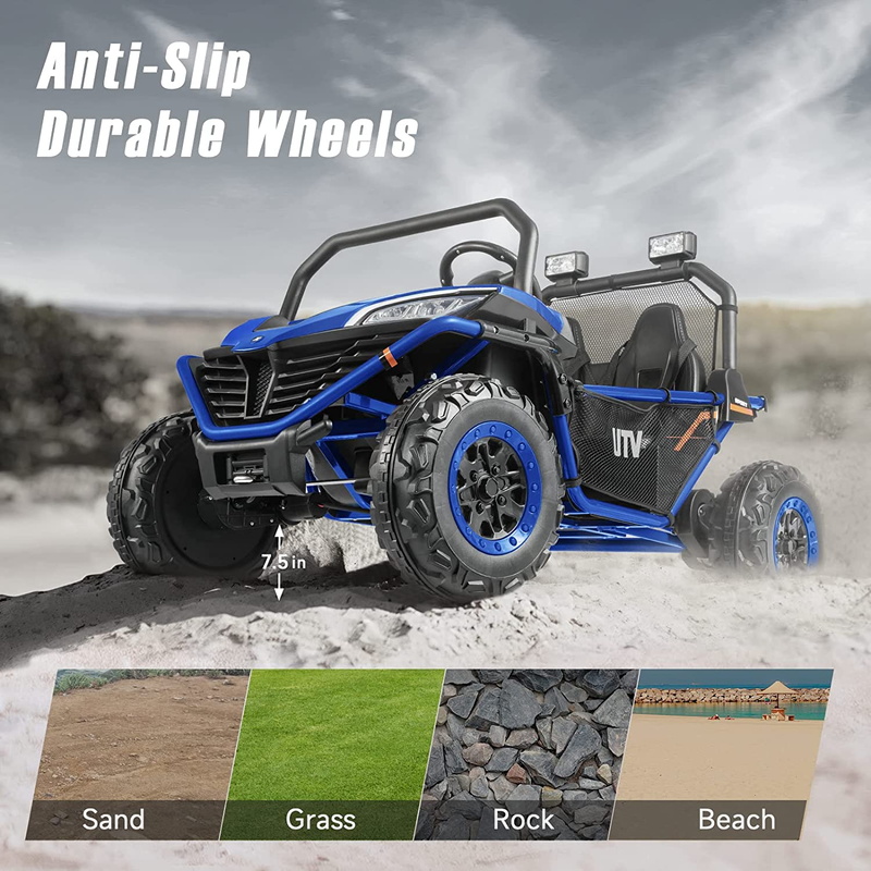 Load image into Gallery viewer, Off-Road UTV Toy for Kids - 2 Seater XL Ride-On Car, 12V Battery Operated Electric Vehicle
