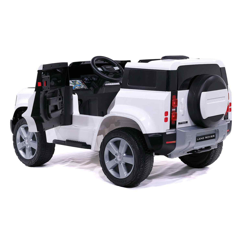 Load image into Gallery viewer, Licensed Land Rover Defender Kids Ride-On Car with LED Lights, MP3 Player, and Remote Control - 12V SUV for Girls
