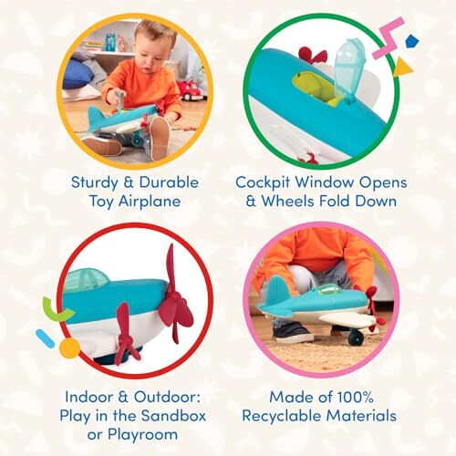 Load image into Gallery viewer, Wonder Wheels Toy Airplane for Kids and Toddlers – Pretend Play Vehicle
