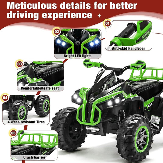 Electric Ride-On Quad ATV for Kids 3-7 Years Old - Perfect Gifts for Children