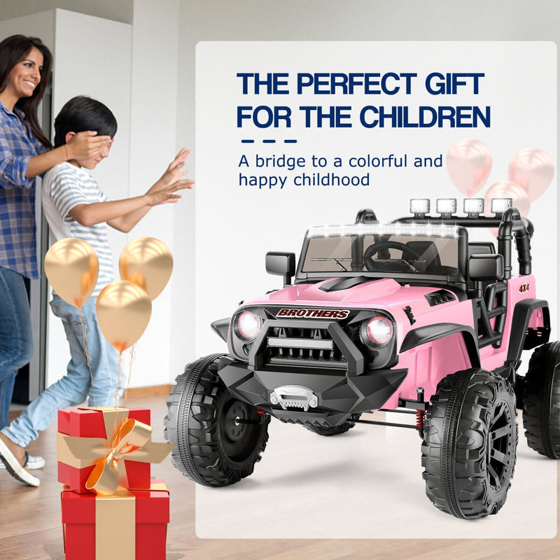 Load image into Gallery viewer, Electric 2 Seater Kids Ride On Truck with Remote Control and Powerful 200W Motors - 3 Speed Options and Long-Lasting Battery

