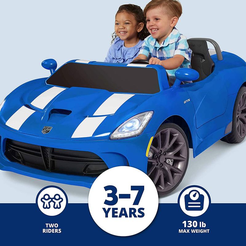 Load image into Gallery viewer, Kid Trax Dodge Viper SRT Convertible Toddler Ride-on Car, Suitable for Children aged 3 to 7 years
