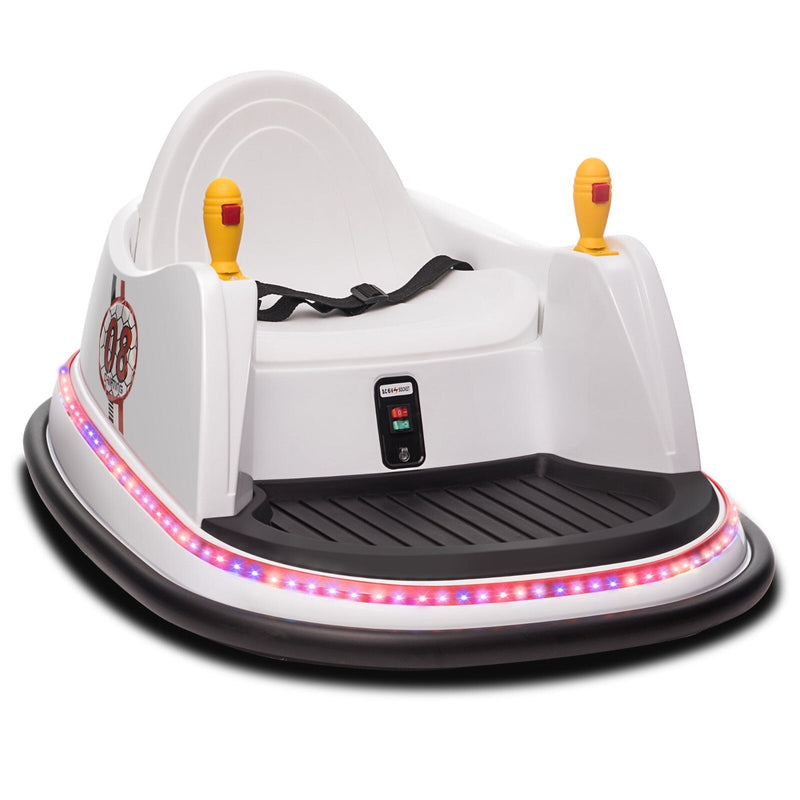Load image into Gallery viewer, 6V Kids Ride-On Bumper Car with Remote Control, 360° Spin and Flashing Lights for Toddlers
