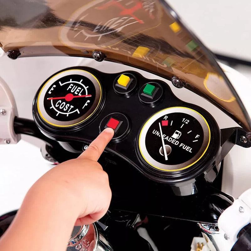 Load image into Gallery viewer, Kids Electric Police Motorbike Ride-On Toy for Boys and Girls - 12v Motorized Motorcycle Car
