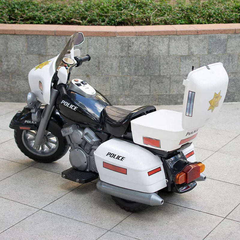 Load image into Gallery viewer, Kids Electric Police Motorbike Ride-On Toy for Boys and Girls - 12v Motorized Motorcycle Car
