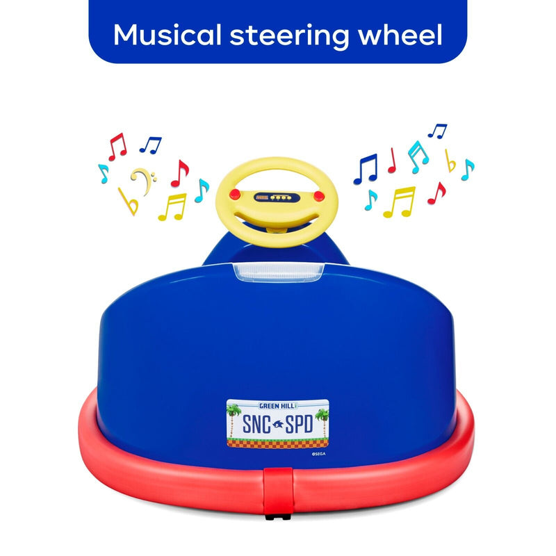 Load image into Gallery viewer, Rev up the Fun with Sonic&#39;s Electric Bumper Car: 2 Speeds and 360-Degree Turns for Kids!
