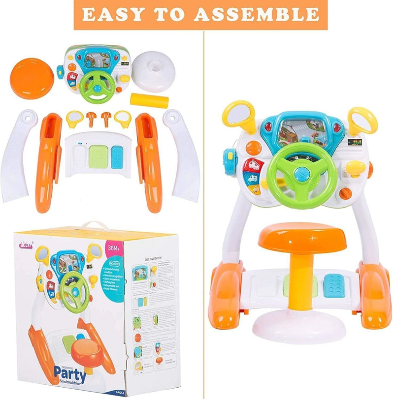 Load image into Gallery viewer, Interactive Toy Steering Wheel for Toddlers - Perfect for Imaginative Play and Motor Skills Development
