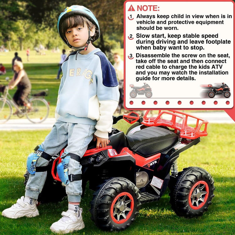 Load image into Gallery viewer, Electric Kids ATV Four Wheeler Cutrimoto for Children 3 to 7 Years Old - Perfect Gifts for Boys and Girls
