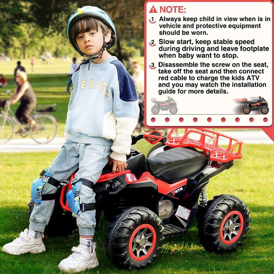 Electric Kids ATV Four Wheeler Cutrimoto for Children 3 to 7 Years Old - Perfect Gifts for Boys and Girls