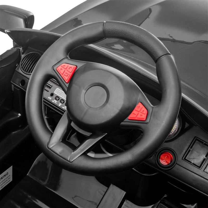 Load image into Gallery viewer, Electric Ride-On Car for Kids with Remote Control and LED Lights - Black
