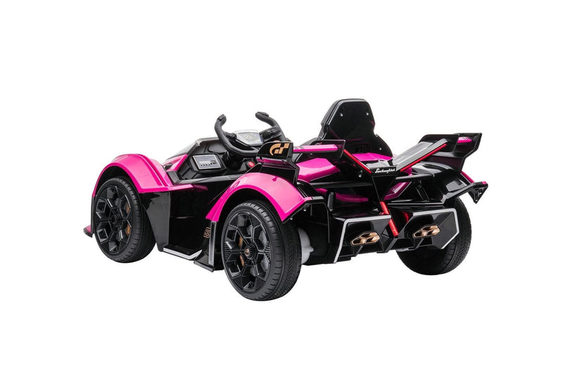 Load image into Gallery viewer, Dakott Lamborghini V12 Vision Gran Turismo Kids Ride-on Sports Car, Pin Edition
