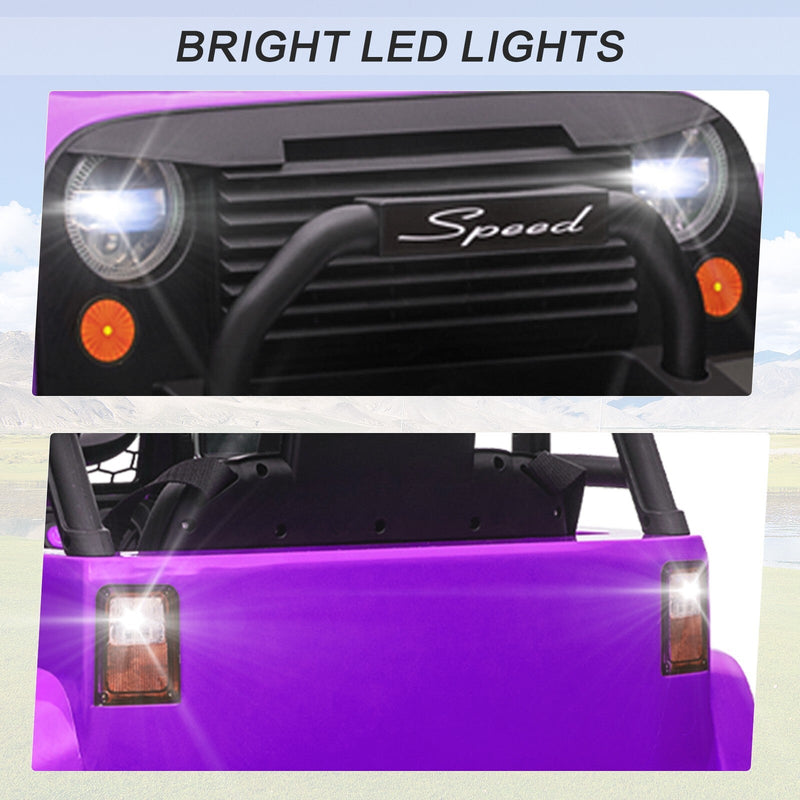 Load image into Gallery viewer, 12V Kids Ride-On Truck with Power Wheels, LED Lights, and Parental Remote Control
