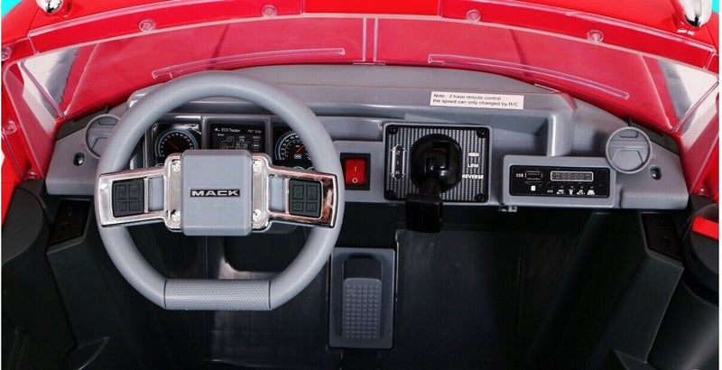 Load image into Gallery viewer, Mack Truck 2 Seater Children&#39;s Electric Car with Remote Control
